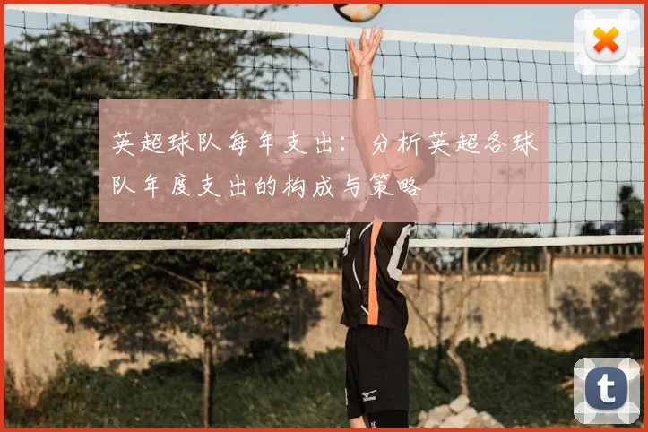 英超球队每年支出：分析英超各球队年度支出的构成与策略