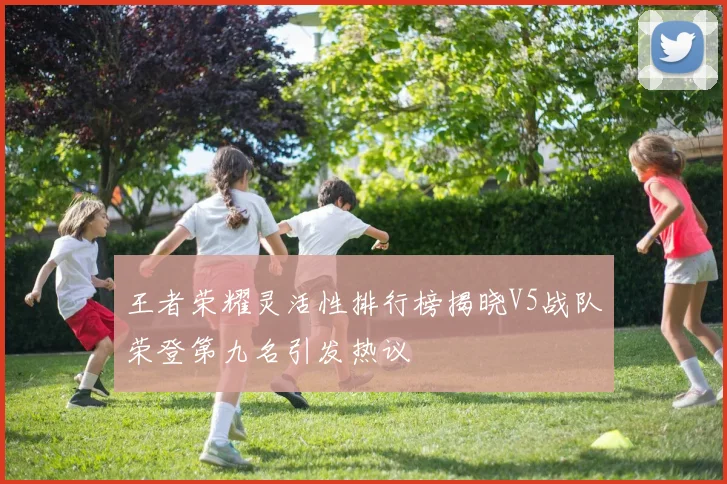 王者荣耀灵活性排行榜揭晓V5战队荣登第九名引发热议